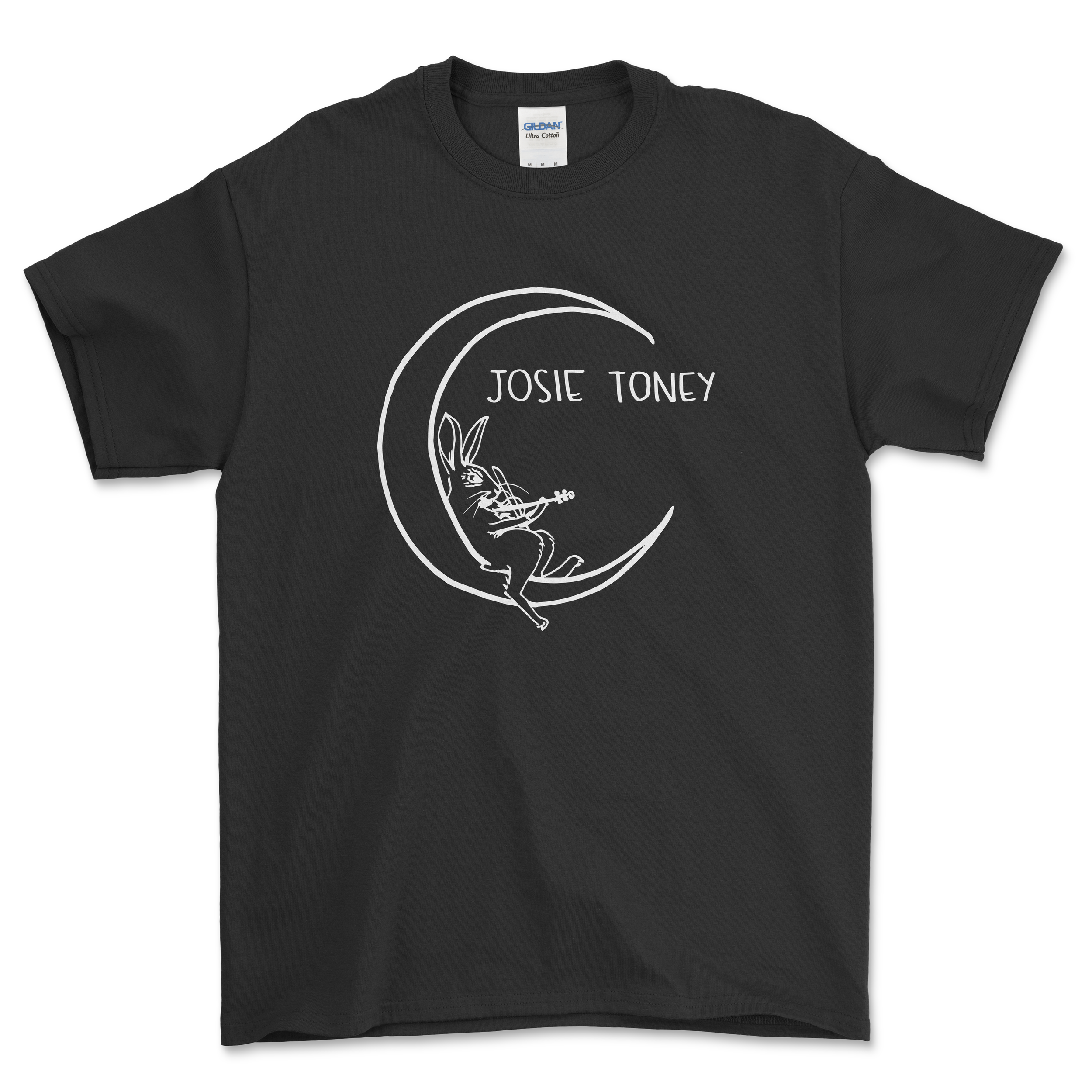 Tシャツ・カットソー LAUGHER Puck and Run Bunny White T-Shirt Black TS63 MUSINSA | LAUGHER Puck and Run Bunny (White) T-Shirt - Black